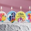 Набор свечей в торт "Пони" размер 1 свечи 4х4,4 см, 4 шт