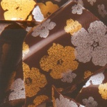 6556 Переводные листы для шоколада ЦВЕТОК ЗОЛОТО/СЕРЕБРО (300х400, 24шт) 2TF22DEC