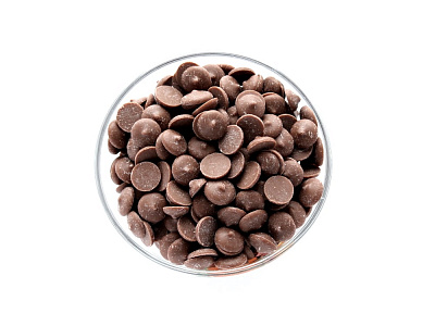 Шоколад молочно-ореховый в дисках Reno Milk Gianduja, Италия