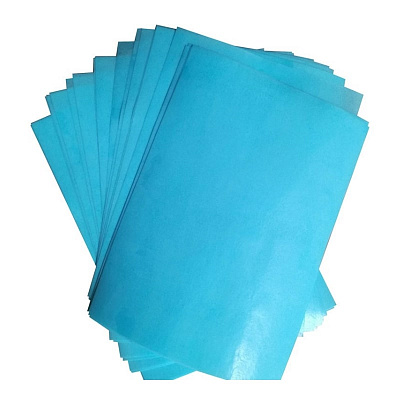 Вафельная бумага голубая