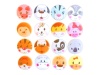 54085 Сахарные фигурки ЗВЕРЯТА, d30 мм 250шт