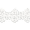 Кондитерское кружево «Декор №2 белый перламутровый» (360х100 мм, 360х90 мм)