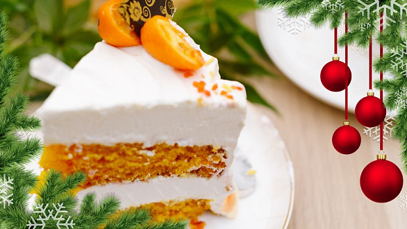 Бисквит со вкусом Нового года - с морковью, апельсином и имбирем. Делимся рецептом!