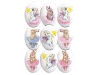 Сах.фигур.Медальоны Зайчики,35х25 мм
