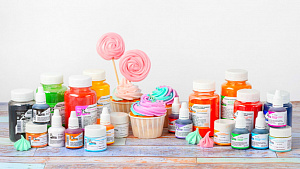 Пищевые красители для кондитерских изделий. Виды и особенности применения.