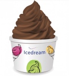 Смесь сухая для десертов и мягкого мороженого "Шоколадная со вкусом шоколада" 1,666 кг (упак 6шт)